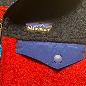 Red & Blue Patagonia Synchilla Vest